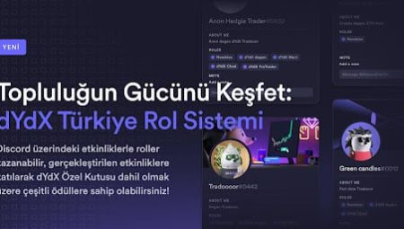 dYdX Türkiye Topluluk Rol Sistemini Tanıttı